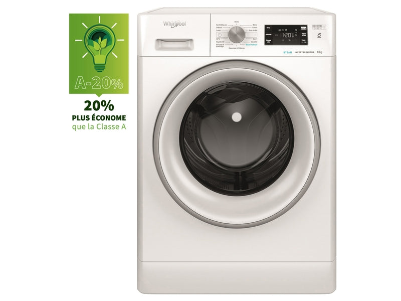 Lave linge WHIRLPOOL FFBC 8489 SV FR 8 kg